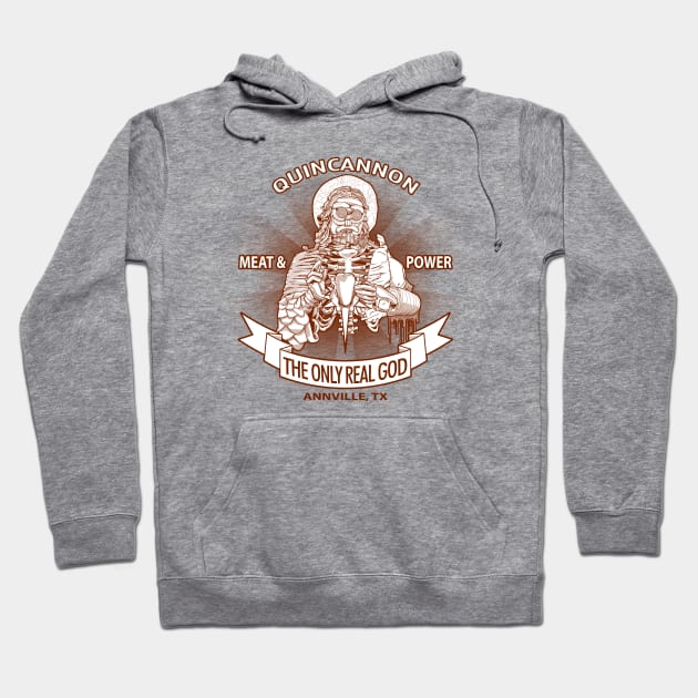 Meat print hoodie hotsell
